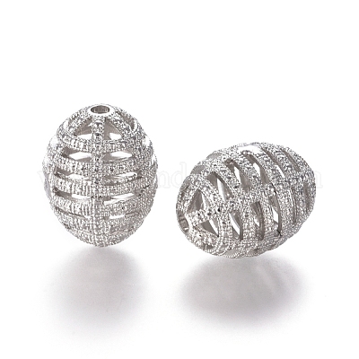 Hollow Alloy Beads&nbsp;PALLOY-L146-50A-P-1