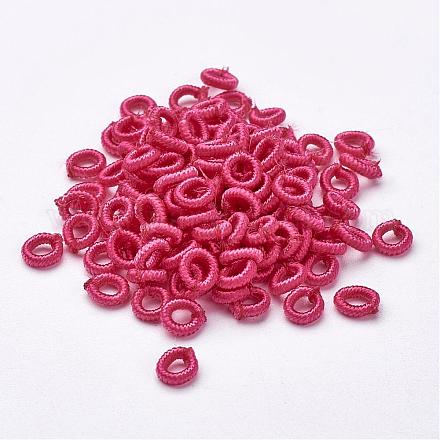 Polyester Weave Beads WOVE-N003-42-1