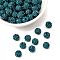 Pave Disco Ball Beads, Polymer Clay Rhinestone Beads, Grade A, Round, Blue Zircon, PP12(1.8~1.9mm), 8mm, Hole: 1mm