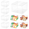Plastic Gift Storage Case, Square, Clear, 12x12x8cm