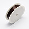 Round Iron Wire, Coconut Brown, 24 Gauge, 0.5mm, about 22.96 Feet(7m)/roll, 10 rolls/set
