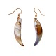 Natural Shell Dangle Earrings&nbsp;FS-WG91FAC-01-2