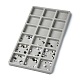 18 Grids Flocking PE Bead Design Boards&nbsp;ODIS-YW0001-04-3