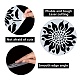 4Pcs 4 Styles Bees Theme PET Plastic Hollow Out Drawing Painting Stencils Templates Sets&nbsp;DIY-WH0299-001-3
