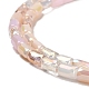 Electroplate Glass Beads Strands&nbsp;EGLA-D030-08I-3