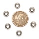 Brass Rhinestone Spacer Beads&nbsp;RB-A020-9mm-01P-3