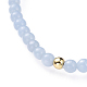 Natural Angelite Stretch Bracelets&nbsp;BJEW-JB04556-06-2
