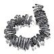Natural Quartz Crystal Points Beads Strands&nbsp;G-K181-B08-2