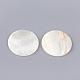 Freshwater Shell Cabochons&nbsp;SHEL-Q008-38-2