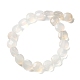 Natural White Agate Beads Strands&nbsp;G-K357-B16-01-3
