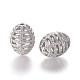 Hollow Alloy Beads&nbsp;PALLOY-L146-50A-P-1