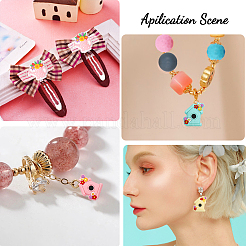 12Pcs 12 Styles Food Grade Eco-Friendly Silicone Focal Beads&nbsp;SIL-CA0002-48