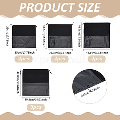 14Pcs 4 Styles Square Cloth Packing Pouches for Shoes&nbsp;ABAG-PH0001-60A