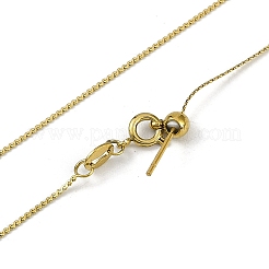 201 Stainless Steel Serpentine Chain Necklaces&nbsp;NJEW-H042-07G-01