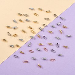 100Pcs 2 Colour 304 Stainless Steel Snap on Bails&nbsp;STAS-SZ0001-92