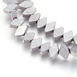 Electroplate Non-magnetic Synthetic Hematite Bead Strands&nbsp;G-I208-18F-C-L