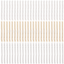 90Pcs 3 Colors 304 Stainless Steel Chain Extender&nbsp;STAS-BM0001-04