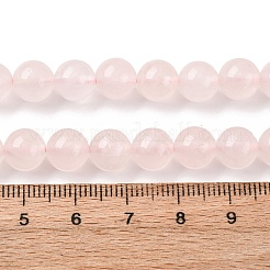 Natural Rose Quartz Beads Strands&nbsp;G-F808-C03-8mm-AA