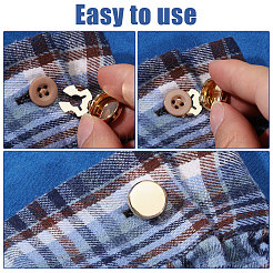 12Pcs 3 Colors Brass Cufflinks&nbsp;KK-GL0001-05