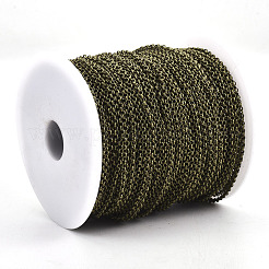 Soldered Brass Coated Iron Rolo Chains&nbsp;CH-S125-08B-AB