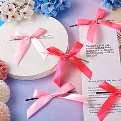 30Pcs 3 Colors Polyester Satin Bowknot for Ornament Accessories&nbsp;DIY-TA0010-77C