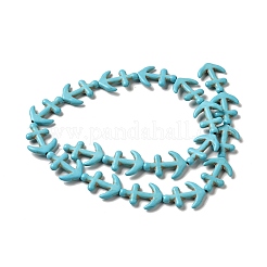 Synthetic Turquoise Dyed Beads Strands&nbsp;G-E594-07