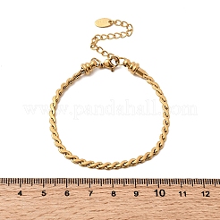 304 Stainless Steel Link Chain Bracelets for Women&nbsp;BJEW-A158-02D-G