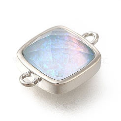 Synthetic Opal Connector Charms&nbsp;G-P487-01P