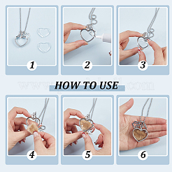 2Pcs Stainless Steel Chain Necklaces&nbsp;NJEW-DR00045