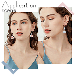 20Pcs 2 Color 304 Stainless Steel Ring Stud Earrings Findings&nbsp;STAS-BBC0004-69
