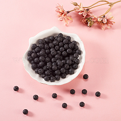 200Pcs Natural Lava Rock Beads&nbsp;G-CJ0001-51