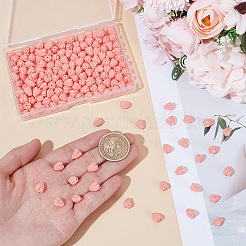 200Pcs Dyed Synthetic Coral Beads&nbsp;CORA-SP0001-22B