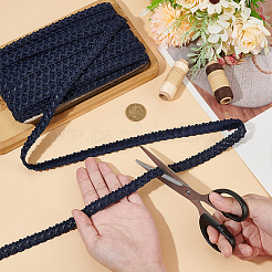 15 Yards Imitation Leather Braided Lace Ribbon&nbsp;WL-WH0003-02E