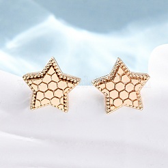 Brass Stud Earrings&nbsp;EJEW-D288-14G
