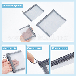 10 Sets Nylon Cosmetic Storage Bags&nbsp;MRMJ-WA0001-03A