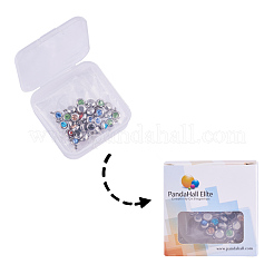 Trendy Original Color 304 Stainless Steel Grade A Rhinestone Charm Pendants&nbsp;RB-PH0008-04