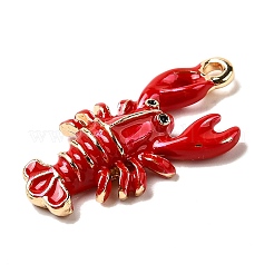 Zinc Alloy Enamel Pendants&nbsp;FIND-I044-17A-1