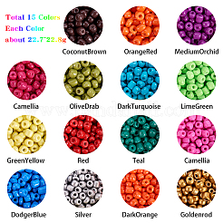 Baking Paint K9 Glass Seed Beads&nbsp;SEED-PH0012-27-4mm