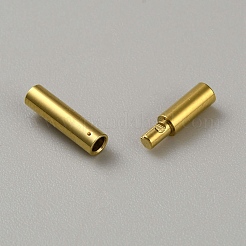 304 Stainless Steel Bayonet Clasps&nbsp;FIND-WH0162-24G-01