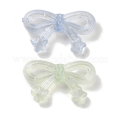 UV Plating Luminous Rainbow Iridescent Acrylic Beads&nbsp;LACR-R001-08A