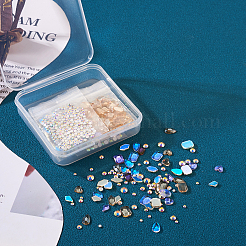 24 Style Transparent K9 Glass Cabochons&nbsp;GLAA-TA0001-24
