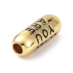 Eco-Friendly Brass Enamel Beads&nbsp;KK-C220-06G-11
