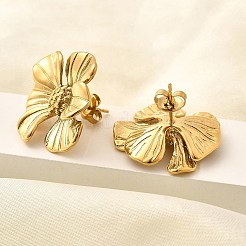 304 Stainless Steel Stud Earrings&nbsp;EJEW-H146-01G