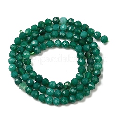 Natural Green Onyx Agate(Dyed & Heated) Beads Strands&nbsp;X-G-D347-A04-4mm