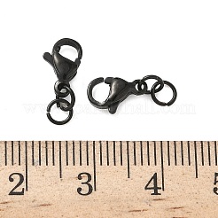 304 Stainless Steel Lobster Claw Clasps&nbsp;STAS-K313-01A-EB