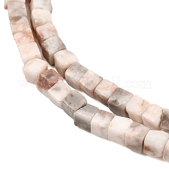 Natural Pink Zebra Jasper Beads Strands&nbsp;GG-CBA0743-A01