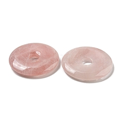 Natural Rose Quartz Pendants&nbsp;G-P532-01A-01