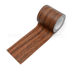 Non-woven Fabrics Imitation Wood Grain Adhesive Tape&nbsp;DIY-WH0001-70C