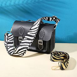 2Pcs 2 Style Zebra & Stripe Pattern Polyester Adjustable Bag Strap&nbsp;FIND-PH0003-87