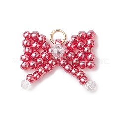 Glass Seed Beaded Pendants&nbsp;PALLOY-MZ00886